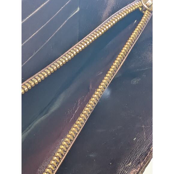 Auth Louis Vuitton Monogram Vernis Sarah Long Wallet Amarante Purple - Picture 8 of 10